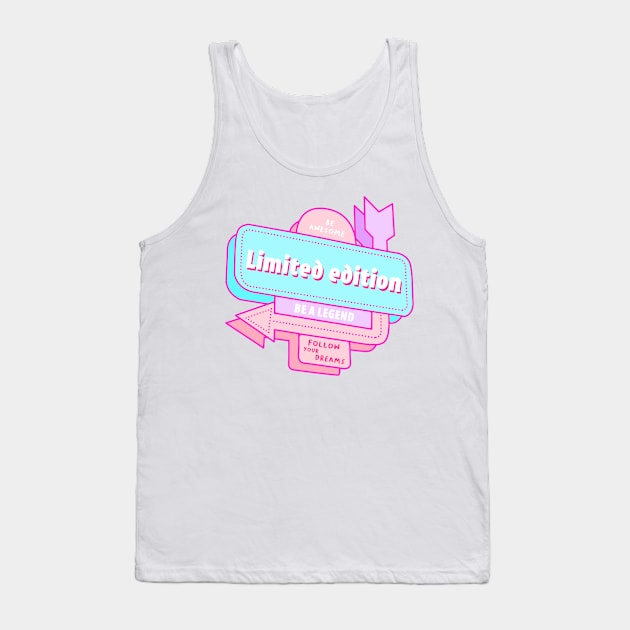 LIMITED EDITION pastel color version Tank Top by leepianti